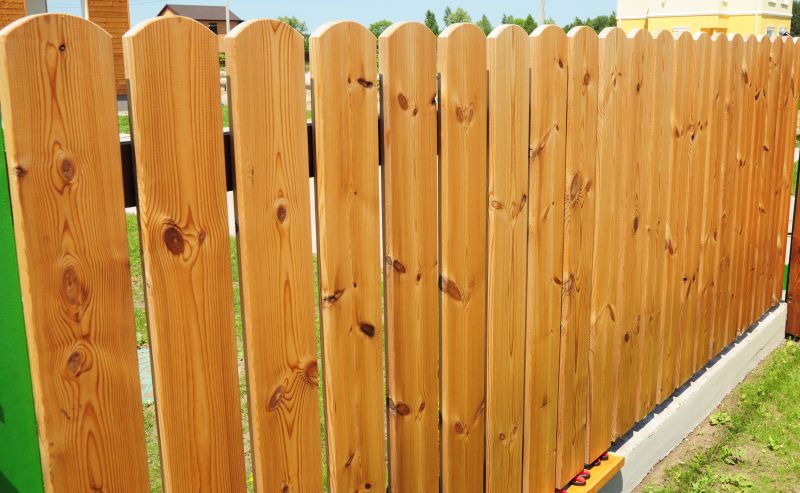 Wood Fence Installation detail